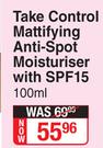 Young Solution Take Control Mattifying Anti Spot Moisturiser With SPF15-100ml