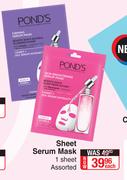 Pond's Sheet Serum Mask 1 Sheet Assorted-Each