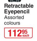 Yardley London Retractable Eyepencil (Assorted Colours)-Each