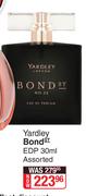Yardley Bond ST EDP Assorted-30ml