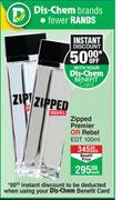 Zipped Premier Or Rebel EDT-100ml Each