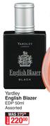 Yardley English Blazer EDP Assorted-50ml