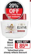 L'Oreal Elvive Hair Mask (Assorted)-300ml