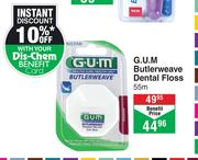 G.U.M Butlerweave Dental Floss 55m