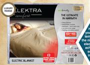 Elektra Comfort Electric Blanket Luxury Range (Double)