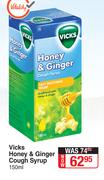 Vicks Honey & Ginger Cough Syrup-150ml