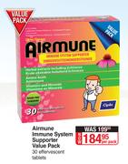 Airmune Immune System Supporter Value Pack-30 Effervescent Tablets Per Pack
