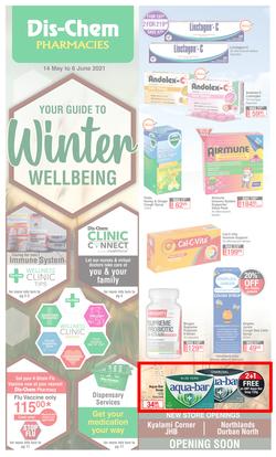 Dis-Chem : Winter Wellbeing (14 May - 6 June 2021), page 1