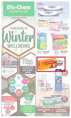 Dis-Chem : Winter Wellbeing (14 May - 6 June 2021), page 1