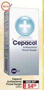 Cepacol Antibacterial Throat Gargle-200ml