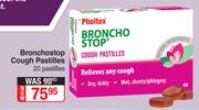 Bronchostop Cough Pastilles 20 Pastilles