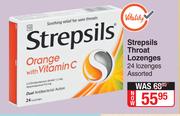 Strepsils Throat Lozenges 24 Lozenges (Assorted)