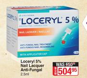 Loceryl 5% Nail Lacquer Anti Fungal-2.5ml