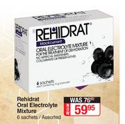 Rehidrat Oral Electrolyte Mixture 6 Sachets (Assorted)