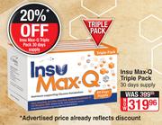 Insu Max-Q Triple Pack 30 Days Supply