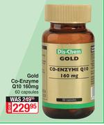 Gold Co-Enzyme Q10 160mg-60 Capsules