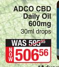 ADCO CBD Daily Oil 600mg-30ml Drops