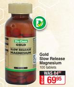 Gold Slow Release Magnesium-100 Tablets