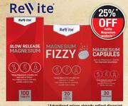 Revite Slow Release Magnesium-100 Tablets