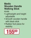 Medic Wooden Handle Walking Stick