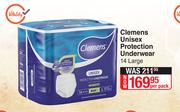 Clemens Unisex Protection Underwear-Per Pack