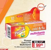 Plusssz Cold & Flu Multivitamin-10 Effervescent Tablets