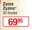 Zyora Zyzinc-20 Fizzies