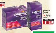 Turbovite Focus 30 Capsules Or Syrup 200ml-Each
