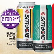 Bio Plus Energy Drink (Assorted)-440ml Each
