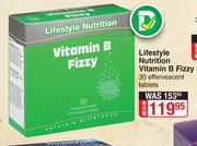 Lifestyle Nutrition Vitamin B Fizzy-30 Effervescent Tablets