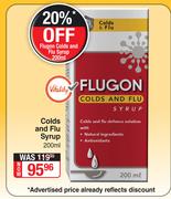 Flugon Colds And Flu Syrup-200ml