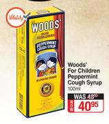 Wood's For Children Peppermint Cough Syrup-100ml