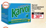 Karvol Decongestant Chest Rub-50g