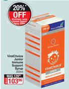 Viral Choice Junior Immune Support Syrup-200ml