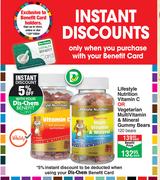 Lifestyle Nutrition Vitamin C Or Vegetarian Multivitamin & Mineral Gummy Bears 120 Bears-Each