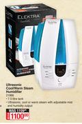 Elektra Ultrasonic Cool/Warm Steam Humidifier (7.5L)