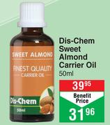 Dis-Chem Sweet Almond Carrier Oil-50ml