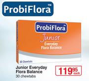 Probi Flora Junior Everyday Flora Balance 30 Chewtabs-Each