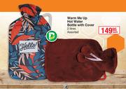 Warm Me Up Hot Water Bottle With Cover (ASsorted)-2Ltr Each
