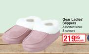 Gear Ladies Slippers (Assorted Sizes & Colours)-Per Pair