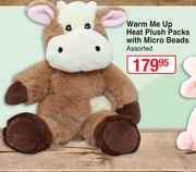 Warm Me Up Heat Plush Packs With Micro Beads (Assorted)