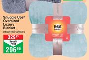 Sock Shop Heat Holders Snuggle Ups Oversized Luxury Blanket (Assorted Colours)