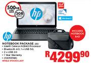HP Notebook Package 250