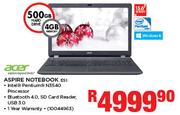 Acer Aspire Notebook ES1