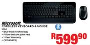 Microsoft Cordless Keyboard & Mouse 2000