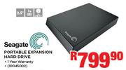 Seagate 2.5" 1TB Portable Expansion Hard Drive