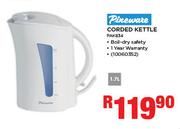 Pineware 1.7L Corded Kettle PAK834