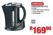 Mellerware 1.7L Cordless Kettle CJI00BK