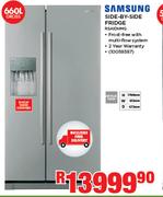 Samsung 660L Side-By-Side Fridge RSA1DHMG
