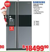 Samsung 660L Side-By-Side Fridge RS21HFLMR/XFA